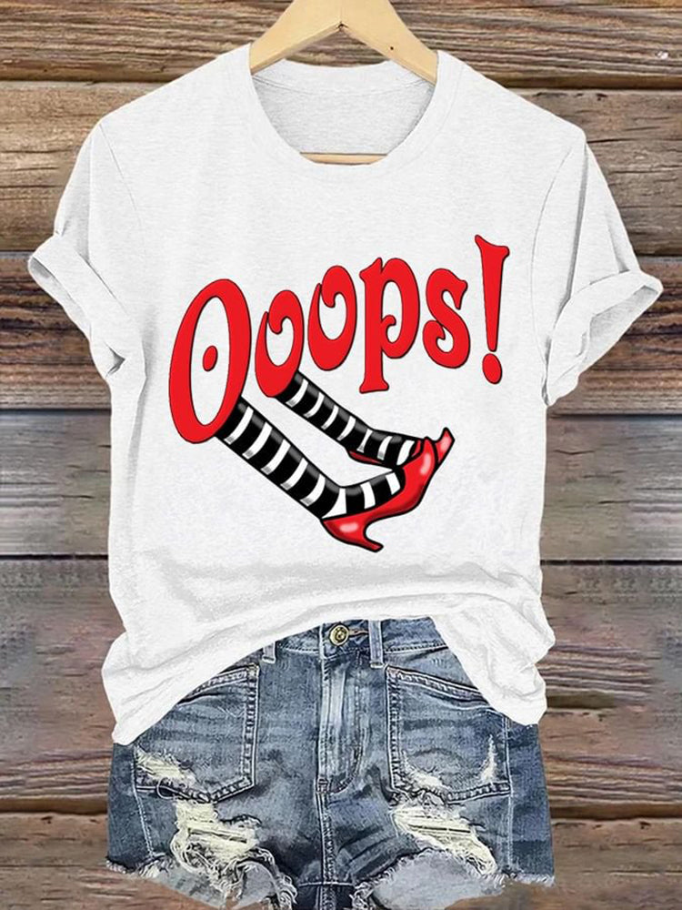 Halloween Witch Classic Ruby Red Shoes Art Vintage Washed T Shirt