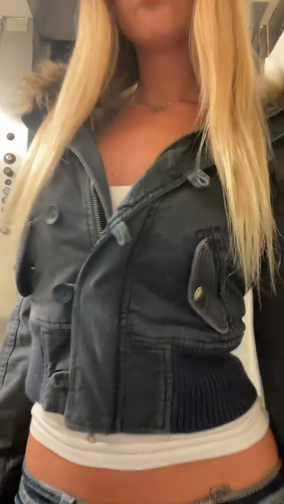 Faux Fur - Trimmed Denim Jacket