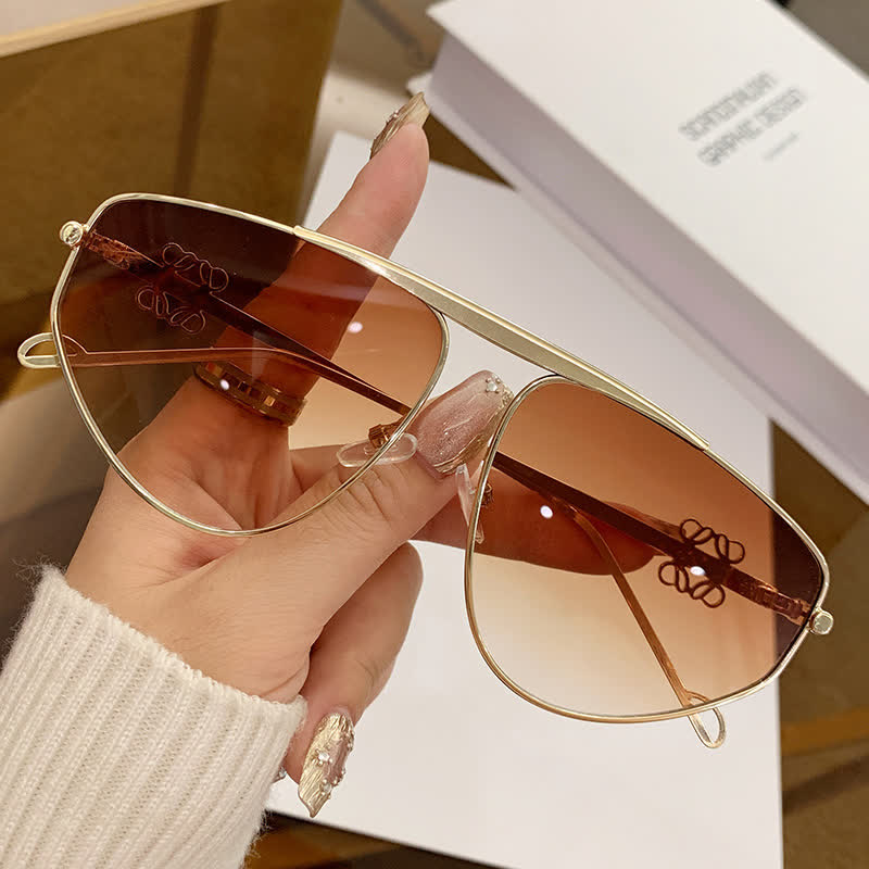 Spykay™ SG60906 Hollow-out Irregular Aviator Sunglasses
