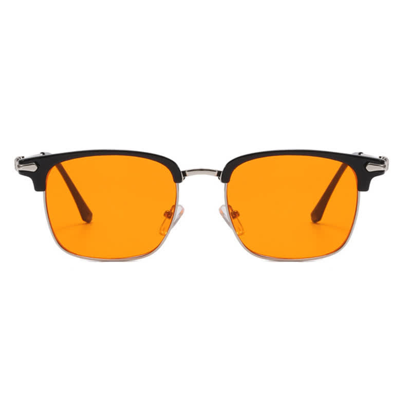 Spykay™ SG60827 Square Frame Trendy Browline Sunglasses