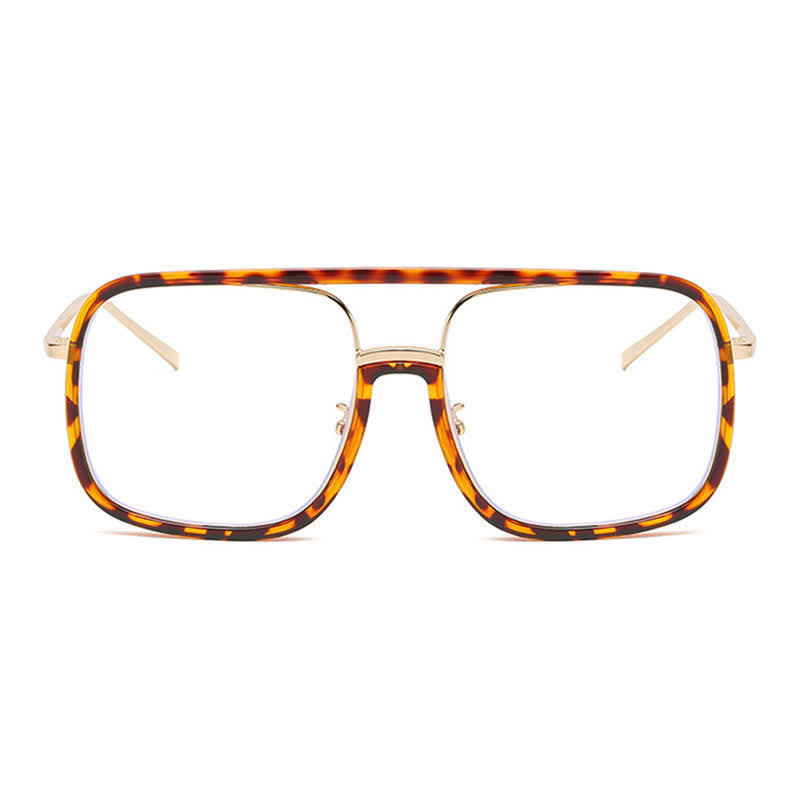 Spykay™ EG26683 Anti-blue Light Flat Top Square Frame Double Bridges Glasses