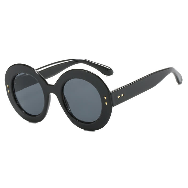 Spykay™ SG60923 Simple Oversized Round Frame Trendy Sunglasses