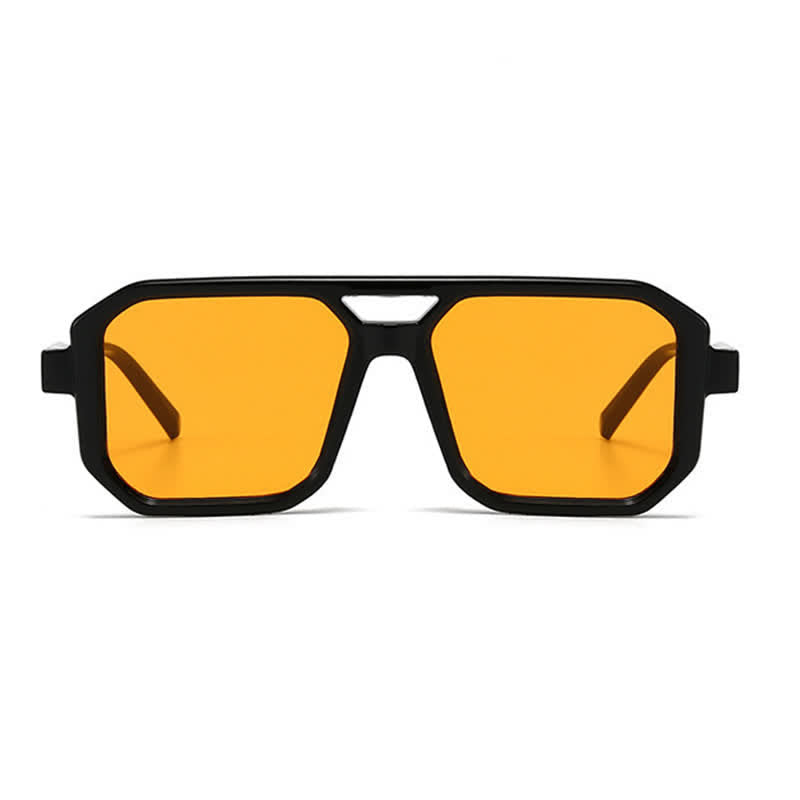 Spykay™ SG60742 Double Bridges Geometric Frame Driving Sunglasses