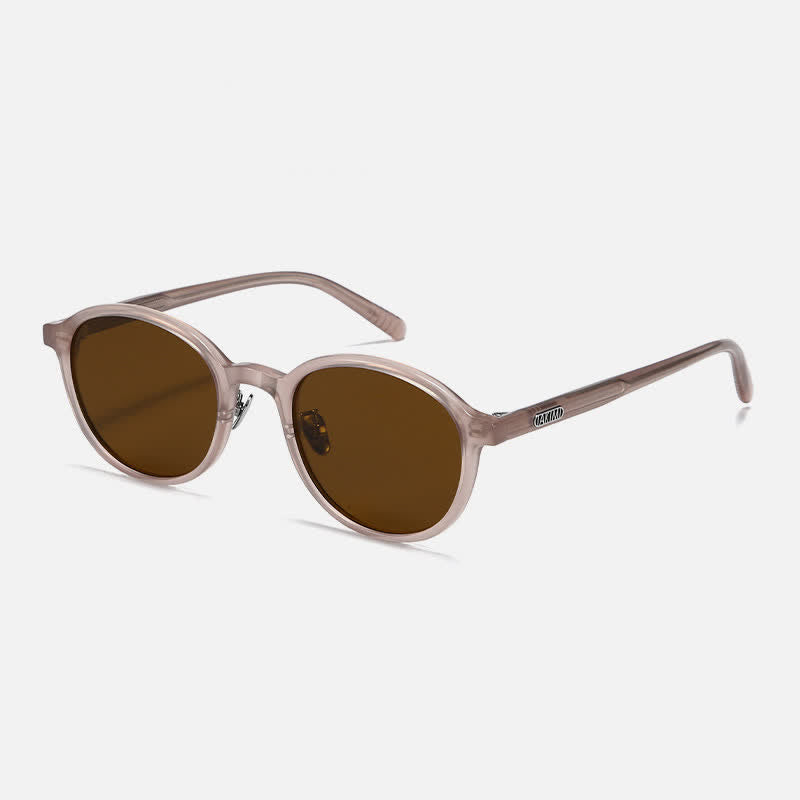 Spykay™ SG60790 Retro Round Frame Polarized Sunglasses with Nylon Lenses