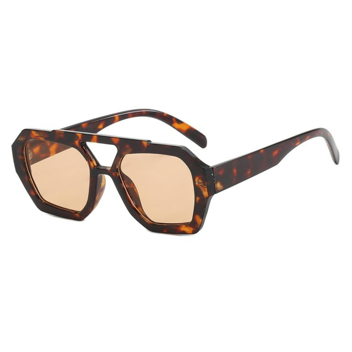 Spykay™ SG1024 Unique Double Bar Irregular Personality Retro Sunglasses