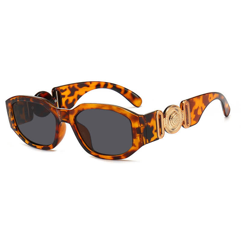 Spykay™ SG60708 Geometric Frames Thickened Temples Sunglasses