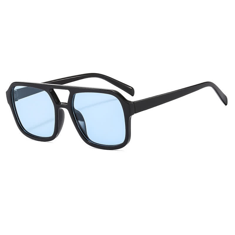 Spykay™ SG60718 Double Bridges Square Frames Retro-Vintage Sunglasses