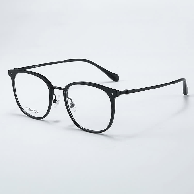 Spykay™ EG26728 Square Titanium Frame Anti-blue Light Glasses
