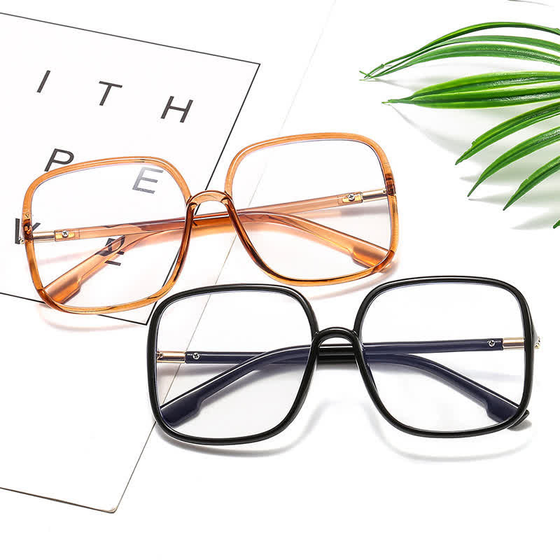 Spykay™ EG26770 Square Frame Classic Oversized Anti-blue Light Glasses