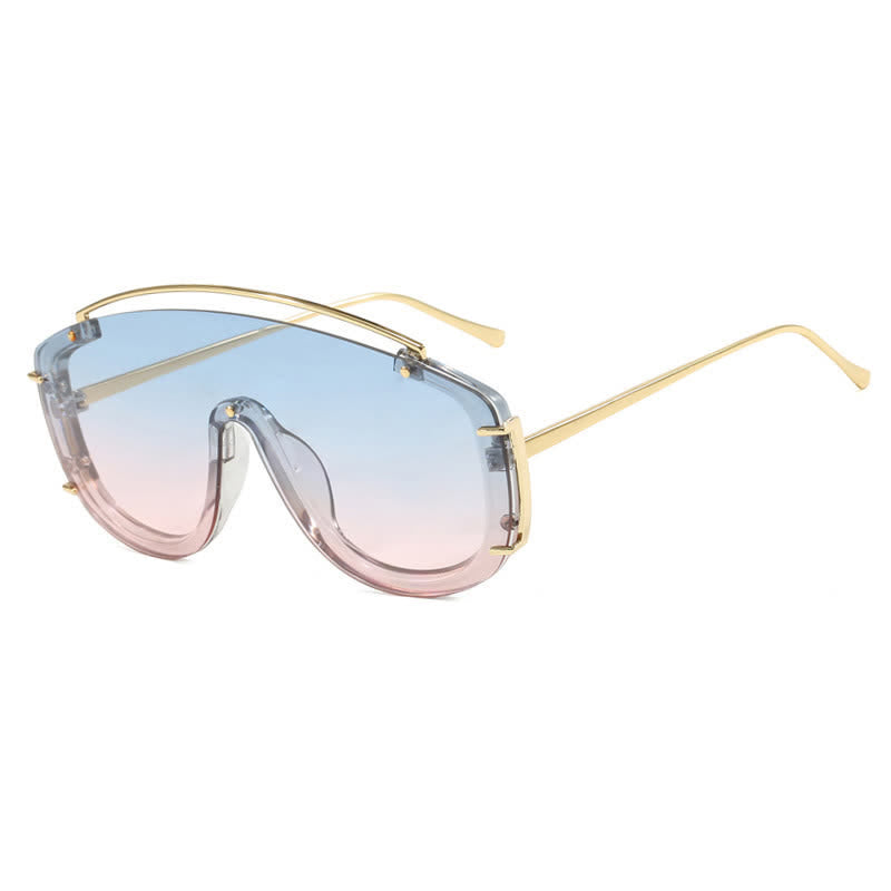 Spykay™ SG60885 One-piece Oversized Aviator Sunglasses