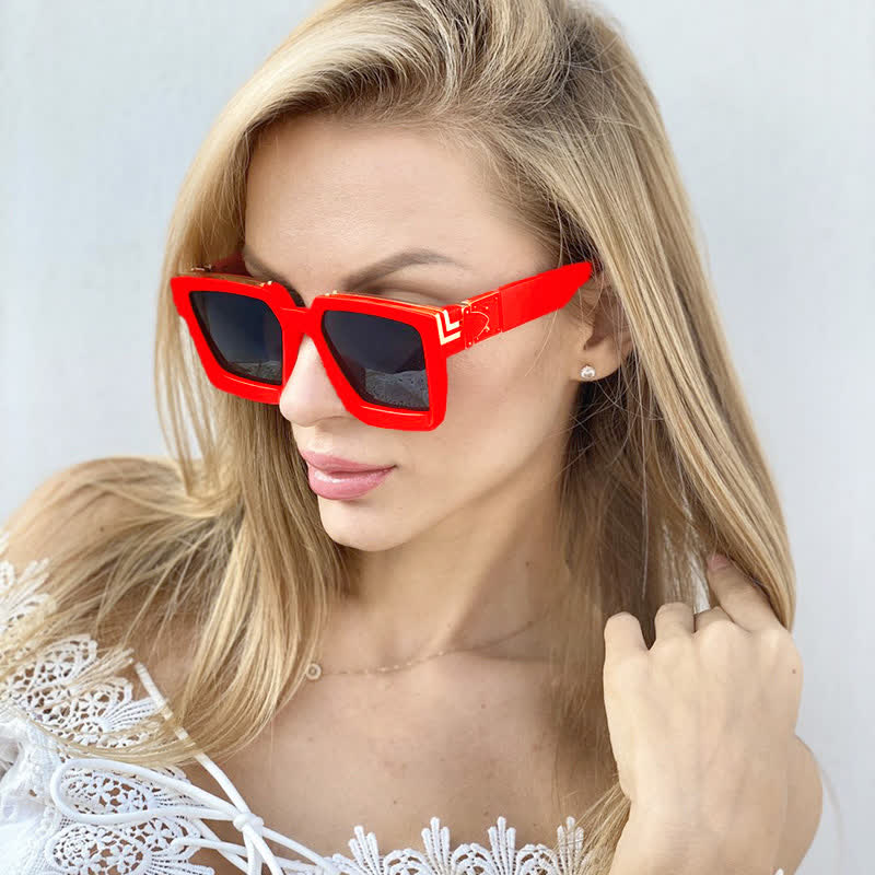 Spykay™ SG60705 Square Frames Hipster Oversized Sunglasses