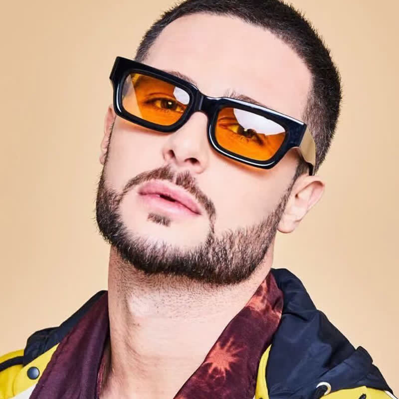 Spykay™ SG60855 Rectangle Frame Unisex Hipster Sunglasses