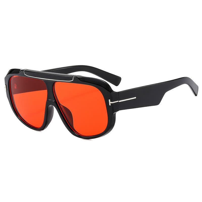Spykay™ SG60883 'T' Design Oversized Aviator Sunglasses