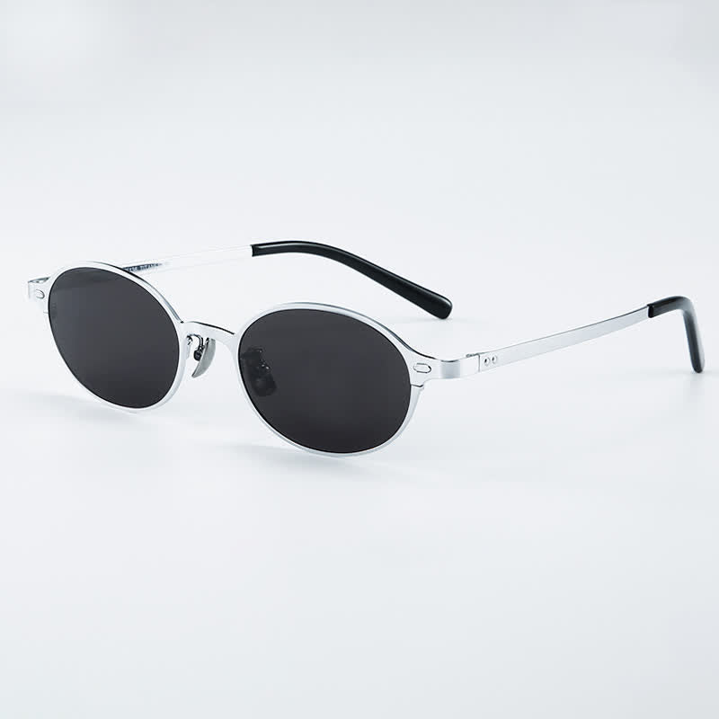 Spykay™ SG60795 Oval Frame Vintage Hipster Sunglasses with Nylon Lenses