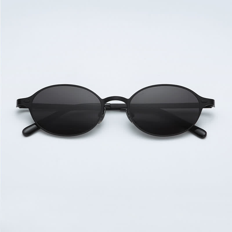 Spykay™ SG60795 Oval Frame Vintage Hipster Sunglasses with Nylon Lenses