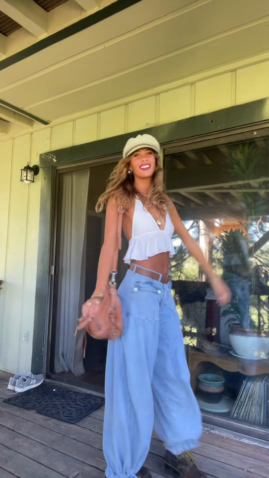 Light Blue Baggy Denim Jeans