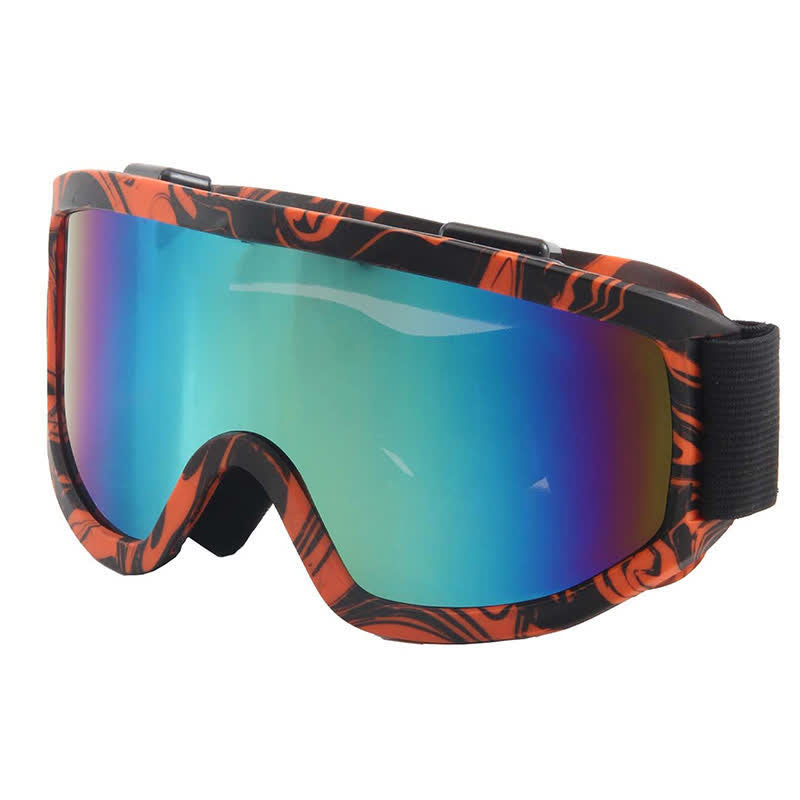 Spykay™ SG61046 Camouflage Print Unisex Windproof Motorcycle Goggle, Ski Goggles For Outdoor Activities