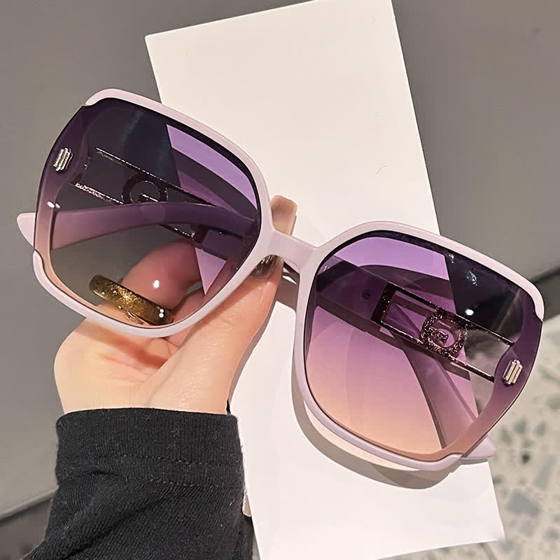 Spykay™ SG60861 Fashion Square Hollow-out Oversized Sunglasses