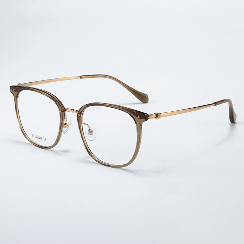 Spykay™ EG26728 Square Titanium Frame Anti-blue Light Glasses