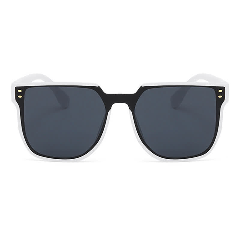 Spykay™ SG60739 Mirror Lens Square Frame Driving Sunglasses
