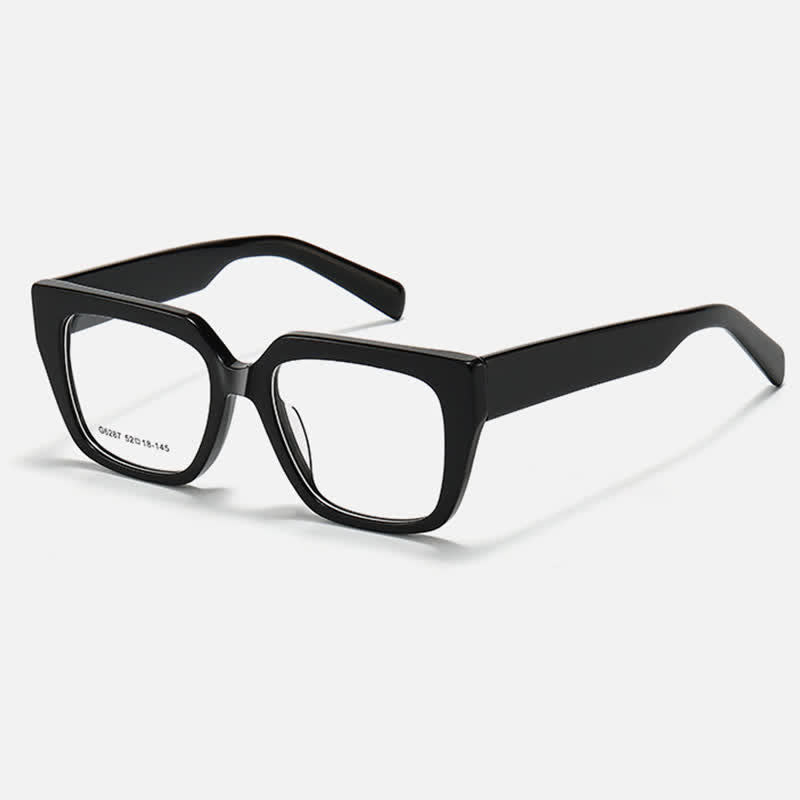 Spykay™ EG26819 Tortoise Shell Pattern Square Frame Simple Anti-blue Light Glasses
