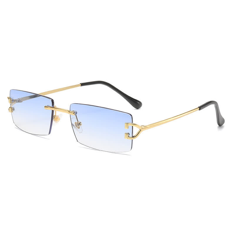 Spykay™ SG60922 Rectangle Frame Trendy Rimless Sunglasses