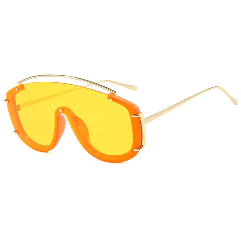 Spykay™ SG60885 One-piece Oversized Aviator Sunglasses
