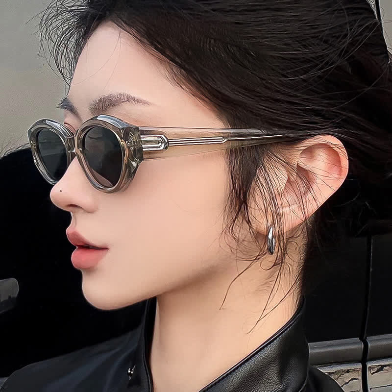 Spykay™ SG60782 'U' Design Cat-Eye Fashion Sunglasses with Nylon Lenses