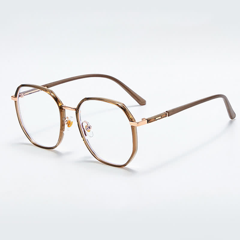 Spykay™ EG26793 Classic Geometric Large Frame Anti-blue Light Glasses