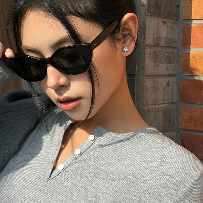Spykay™ SG60792 Star Cat-Eye Vintage Sunglasses with Nylon Lenses