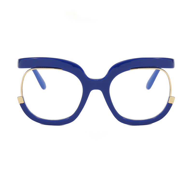 Spykay™ EG26670 Anti-blue Light Round Frames Owl Oversized Eyeglasses