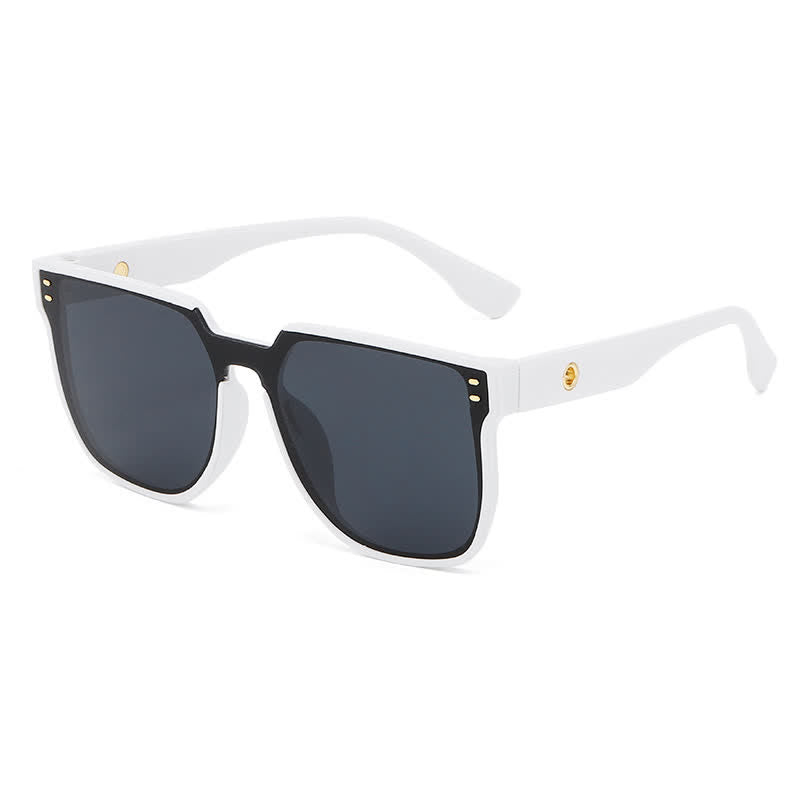 Spykay™ SG60739 Mirror Lens Square Frame Driving Sunglasses