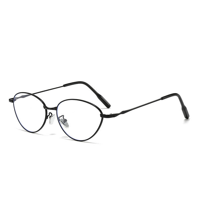 Spykay™ EG60681 Oval Frame Anti-blue Light Metal Eyeglasses