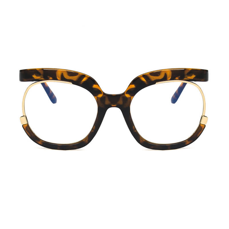 Spykay™ EG26670 Anti-blue Light Round Frames Owl Oversized Eyeglasses