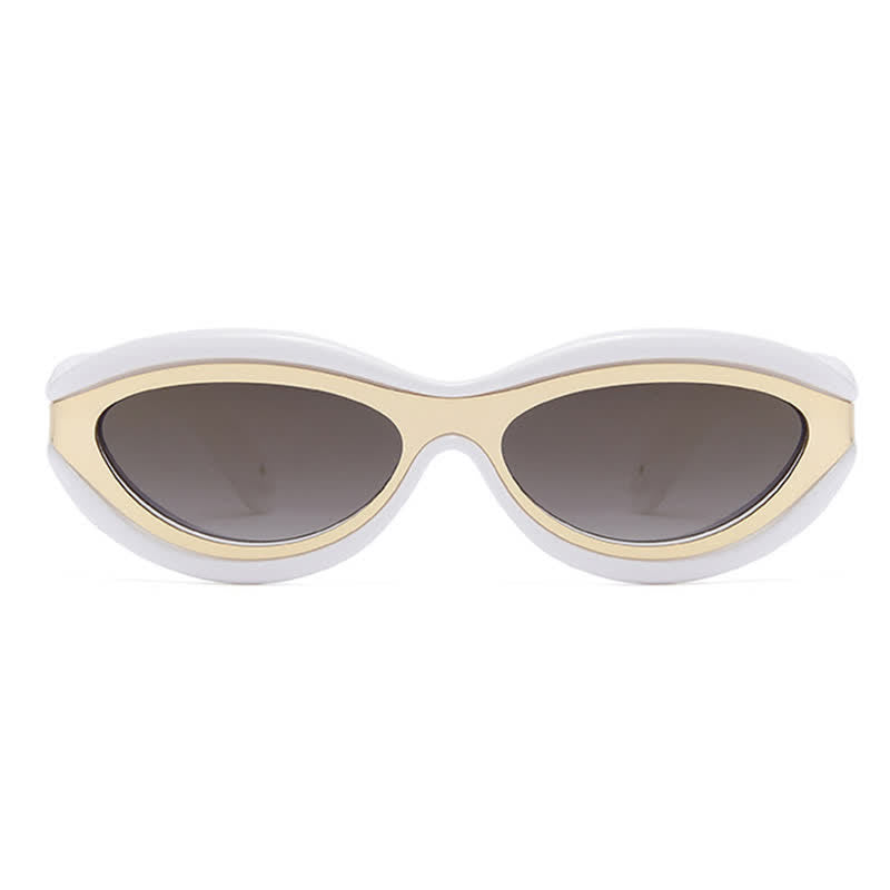 Spykay™ SG60734 Leopard Print Cat Eye Frame Retro Sunglasses