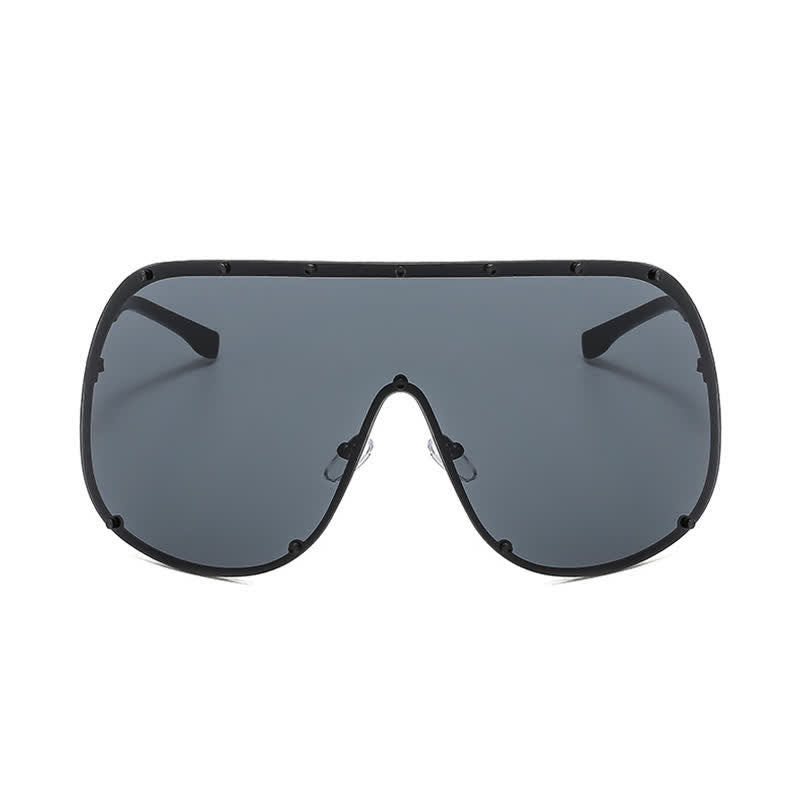 Spykay™ SG60757 Unisex Hipster One-piece Polarized Aviator Sunglasses