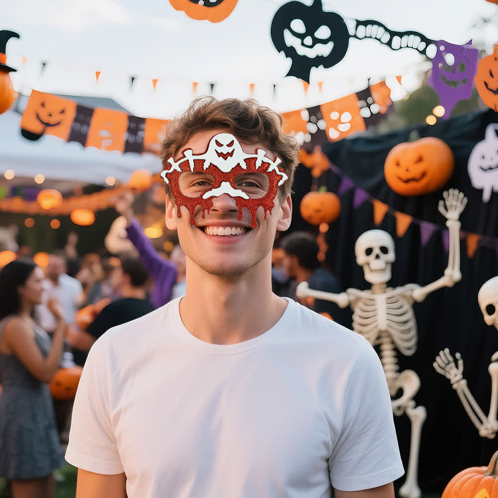 Spykay™ EG26830 Halloween Spooky Bat Pumpkin Skull Glasses for Adult Children