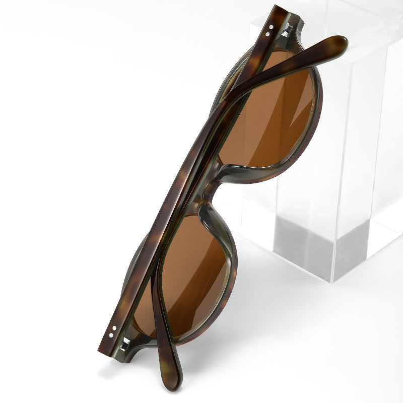 Spykay™ SG60815 Simple Vinatge Round Frame Polarized Sunglasses