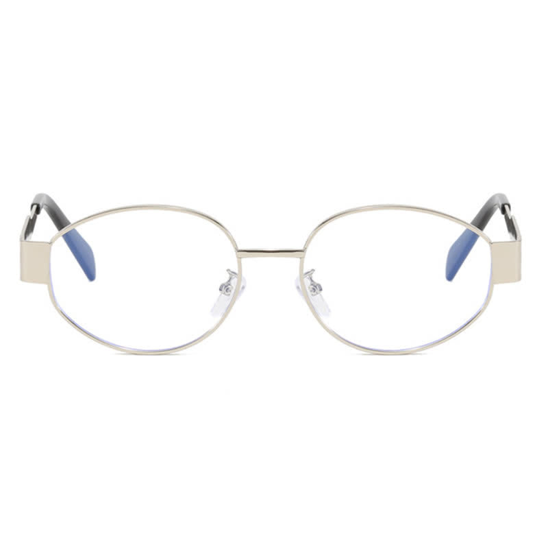 Spykay™ EG26675 Oval Frames Metal Temples Retro-Vinatge Eyeglasses
