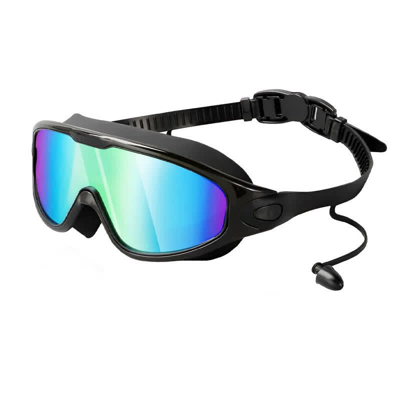 Spykay™ SG60964 Unisex Large Frame Swim Goggles with Nose Cover,Earplugs And Case