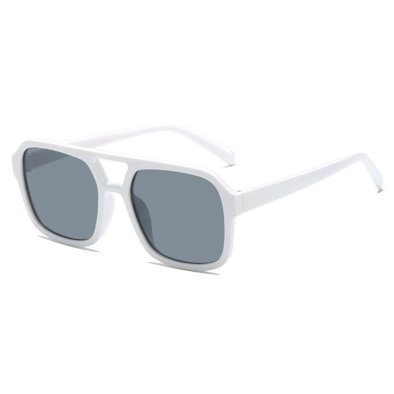 Spykay™ SG60718 Double Bridges Square Frames Retro-Vintage Sunglasses