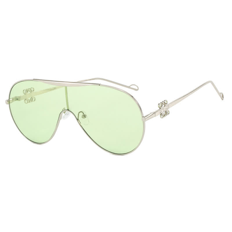 Spykay™ SG60892 Oversized One-piece Aviator Sunglasses