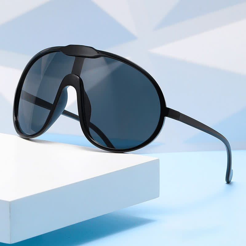 Spykay™ SG60729 One Piece Oversized Aviator Sunglasses