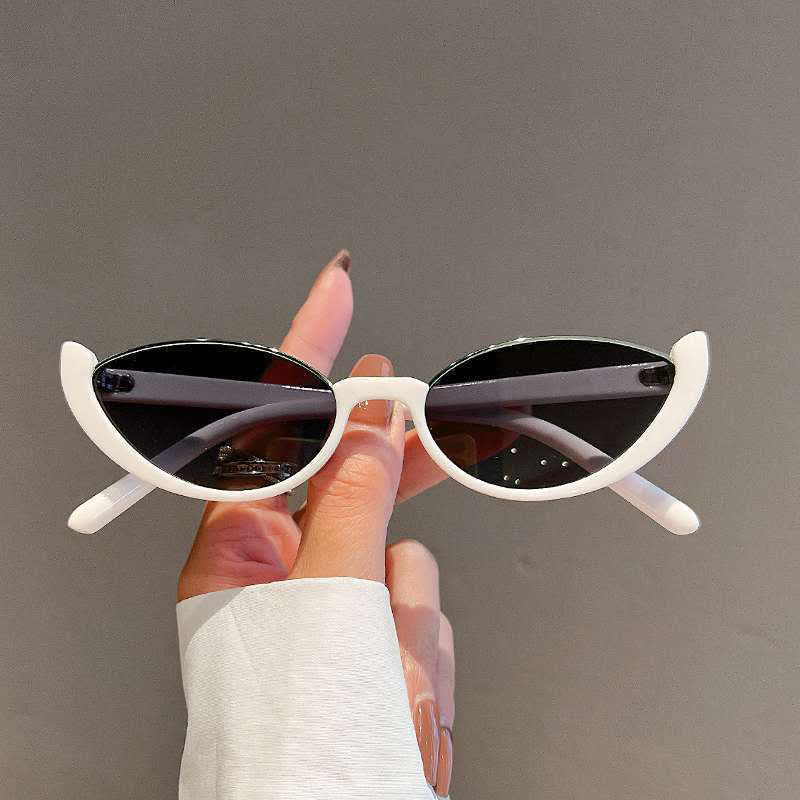 Spykay™ SG60716 Unisex Hipster Semi-Rimless Cat-Eye Sunglasses