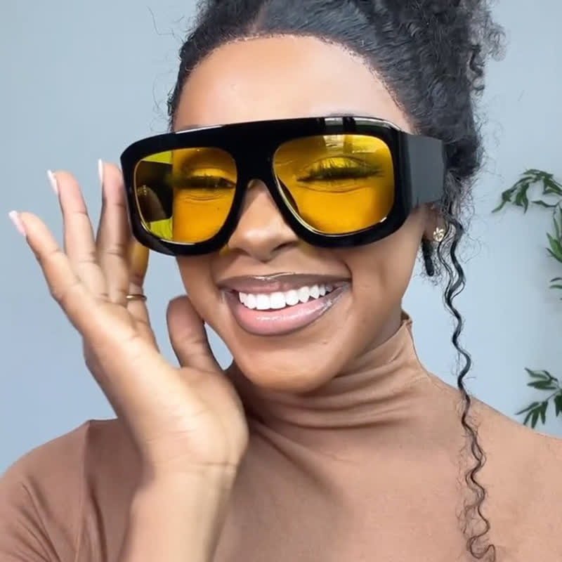 Spykay™ SG60675 Oversized Square Frame Hipster Sunglasses