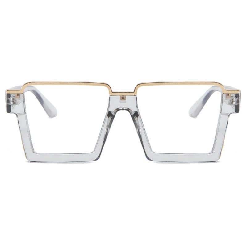 Spykay™ EG26785 Square Frame Trendy Semi-Rimless Anti-blue Light Glasses
