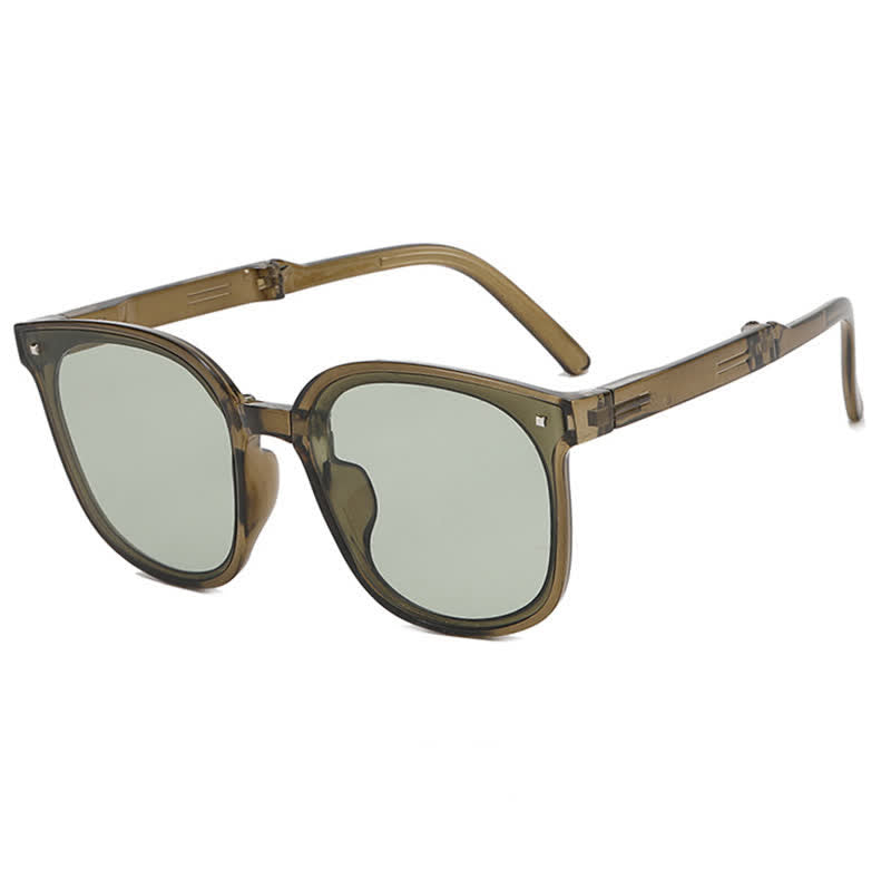 Spykay™ SG60717 Unisex Square Frame Foldable Sunglasses