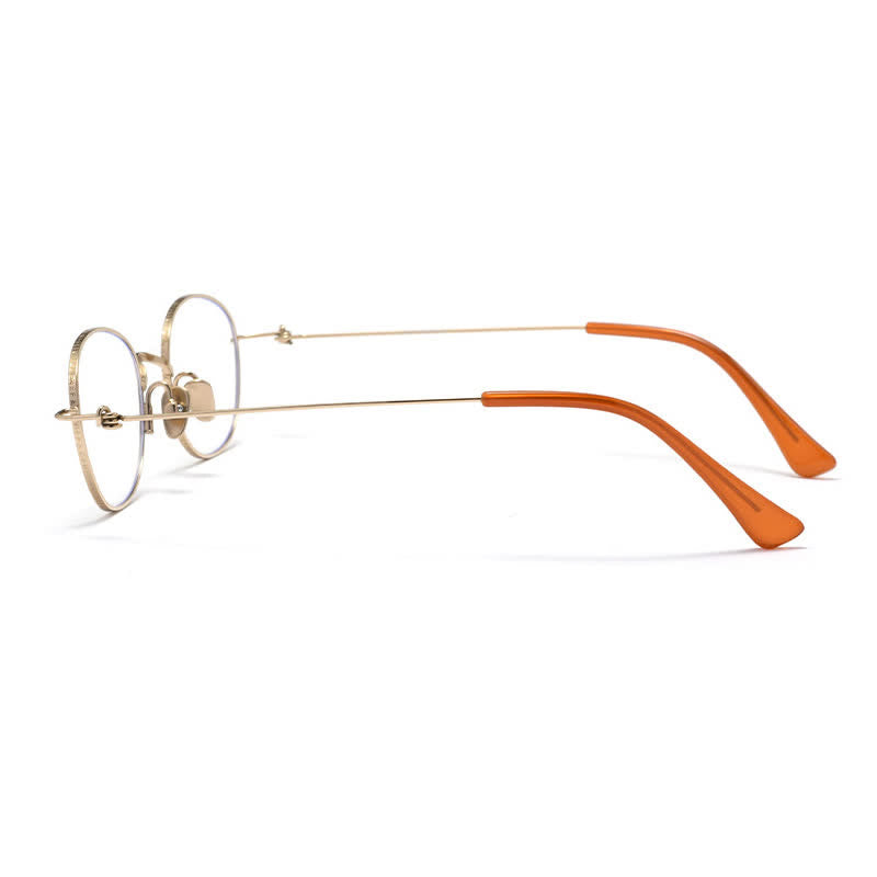 Spykay™ EG26696 Titanium Oval Frame Anti-blue Light Lightweight Glasses