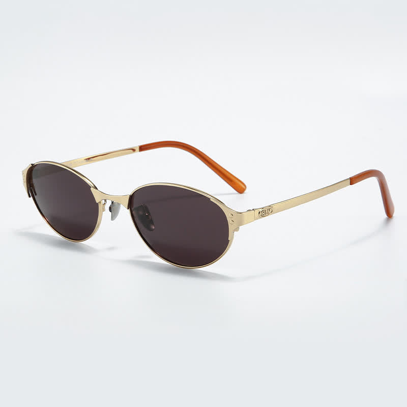 Spykay™ SG60776 Y2K Lightweight Oval Frame Polarized Sunglasses
