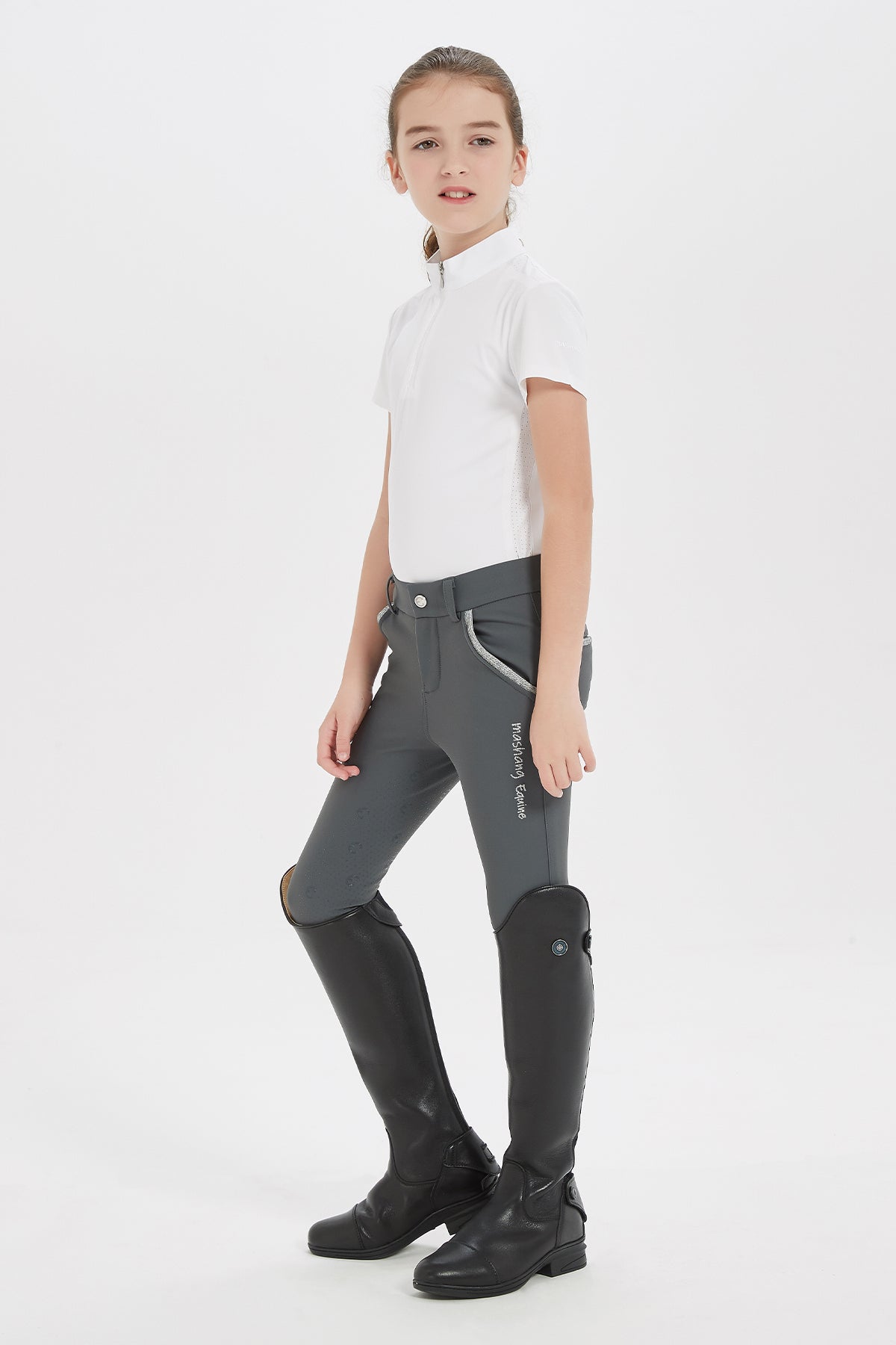 Kids' Unisex Mesh Laminated Breeches